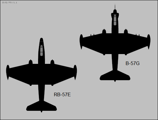 Martin RB-57E, B-57G