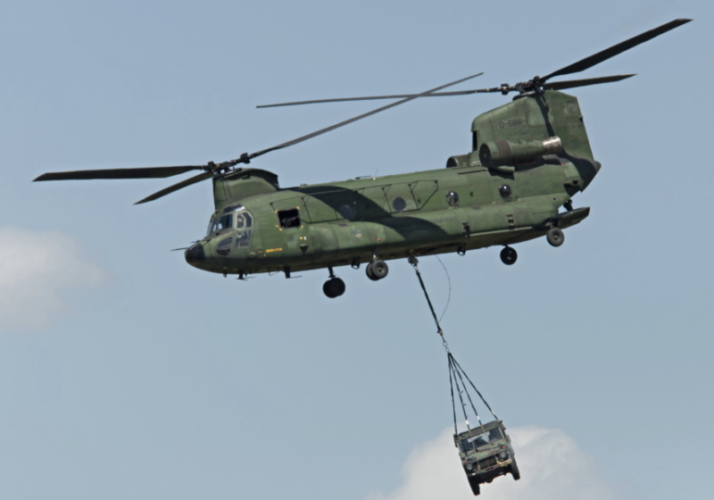 Dutch CH-47D with weather radar nose