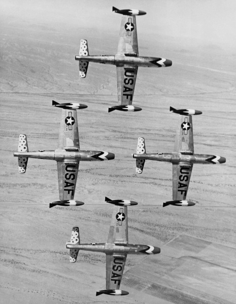 F-84G Thunderjets of USAF Thunderbirds