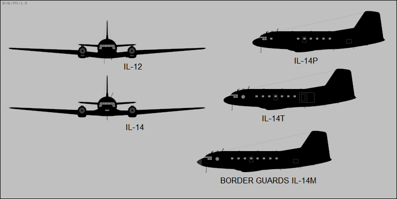 Ilyushin Il-14 variants