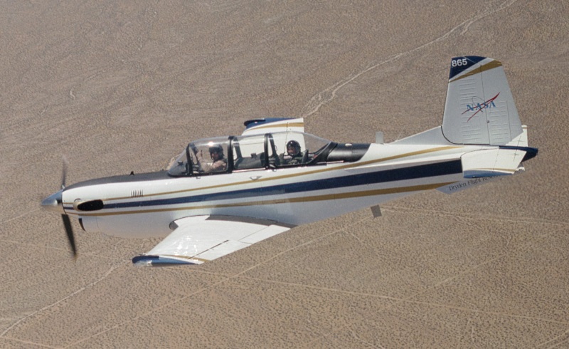 Beech T-34C flown by NASA